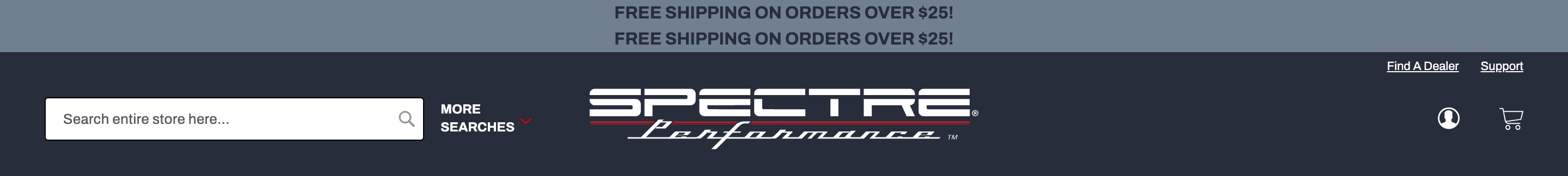 Spectre Performance Order Status & Tracking
